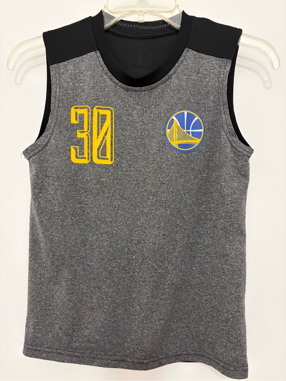 Golden State Warriors Youth Gray Sleeveless Jersey Top